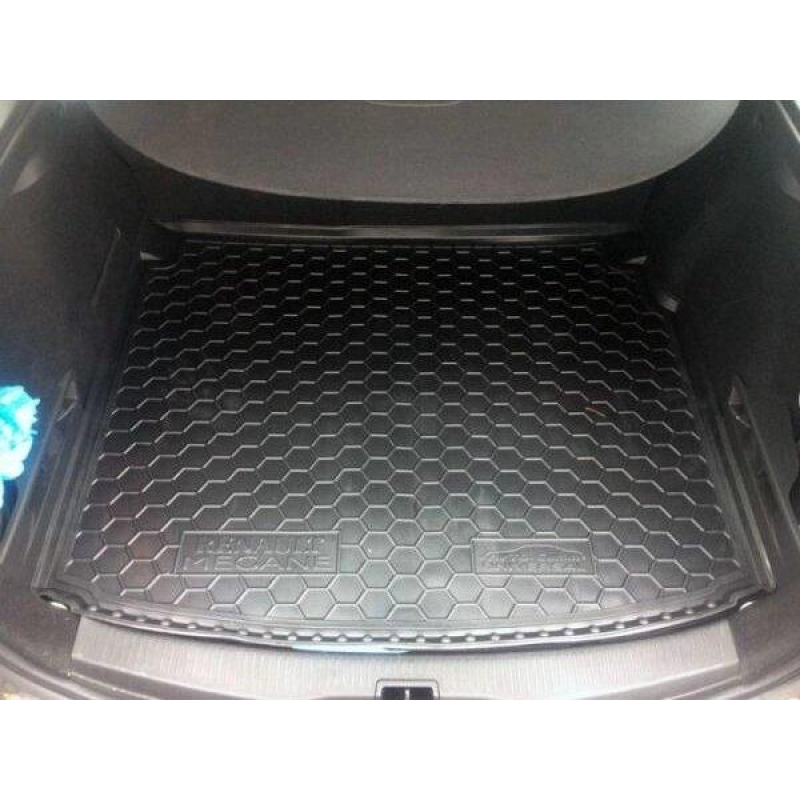 Килимок у багажник гума Avto-Gumm для Renault Megane 3 2009- Universal без вух