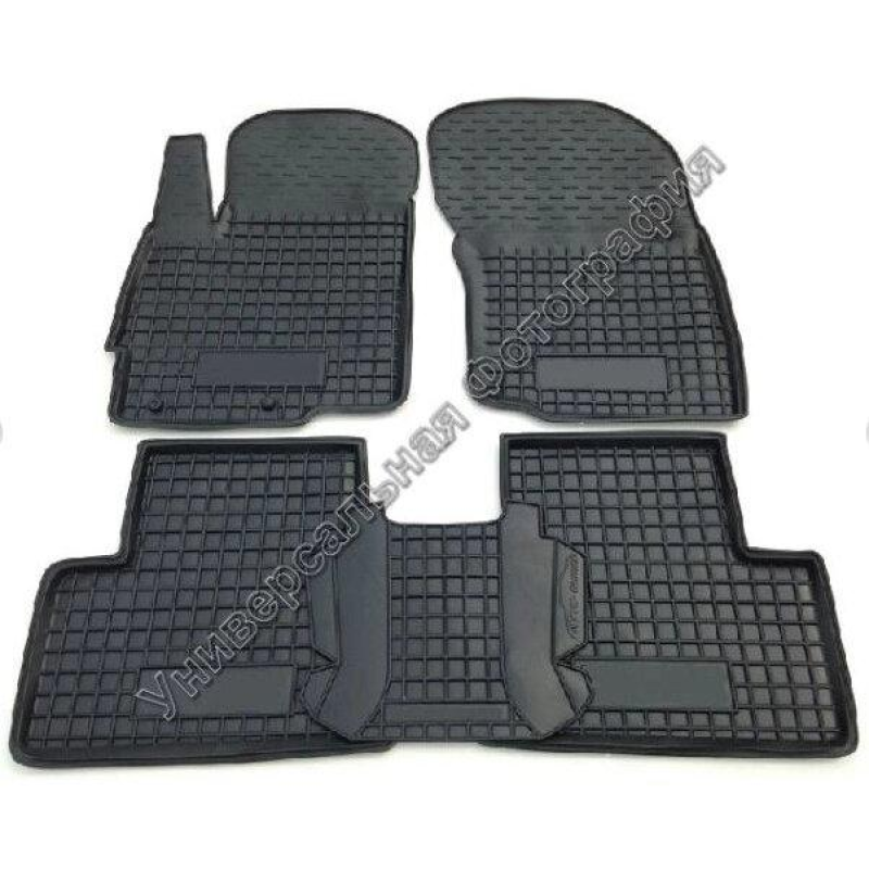 Килимки в салон гумові Avto-Gumm для Fiat Panda 2012-
