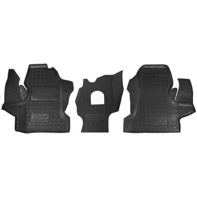 Килимки в салон гумові Avto-Gumm для Ford Transit 1986-2000 передні