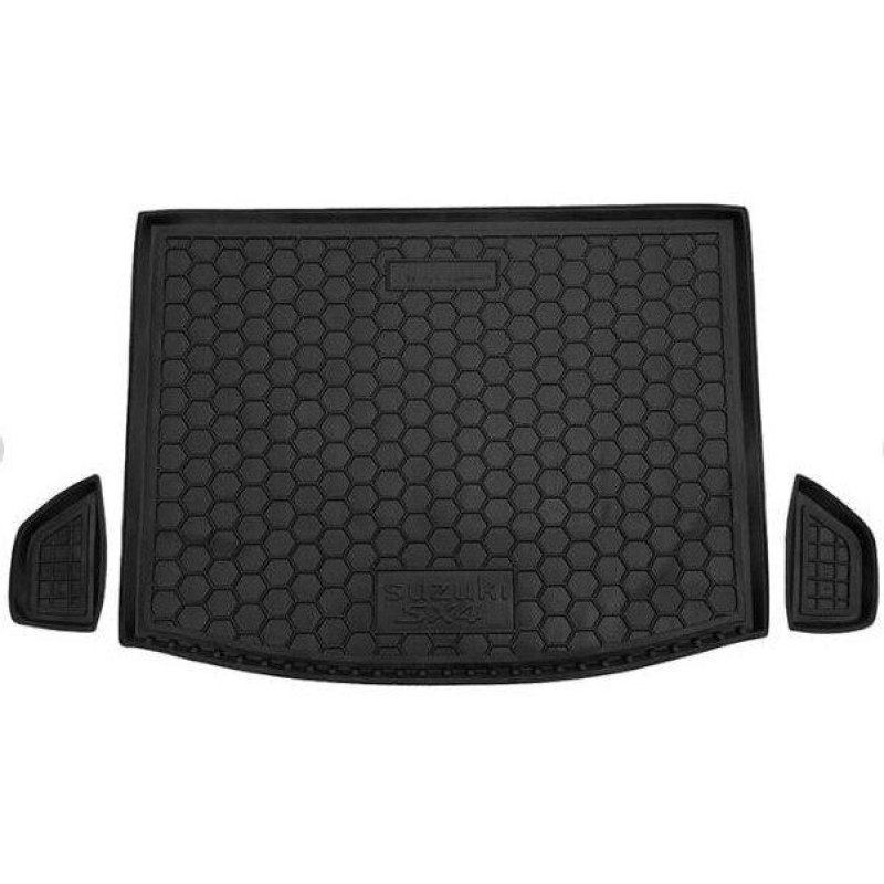 Килимок у багажник пластик Avto-Gumm для Suzuki SX4 2014 — верхня полиця