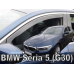 Дефлектори вікон (вітровики) “Heko“ для BMW 5 (G30) 2017-2023 (4 дверей) седан вставні передні 2шт.