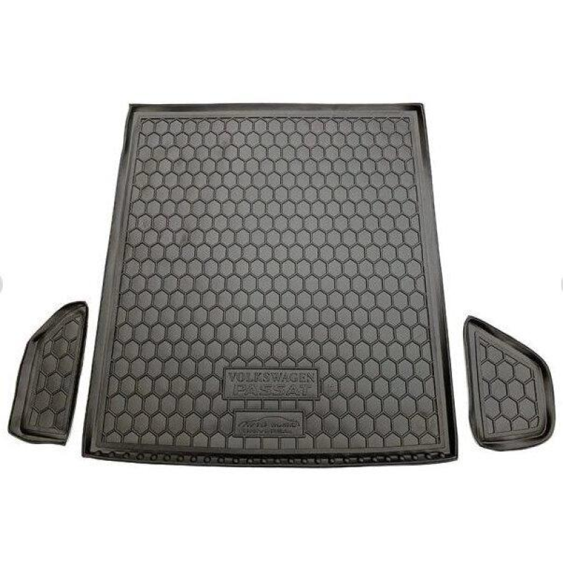 Килимок у багажник пластик Avto-Gumm для Volkswagen Passat B8 2015- (Universal)
