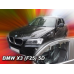 Дефлектори вікон (вітровики) “Heko“ для BMW X3 (F25) 2010-2017 (5 дверей) вставні передні 2шт.