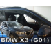Дефлектори вікон (вітровики) “Heko“ для BMW X3 (G01) 2017-2024 (5 дверей) вставні 4шт.