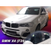 Дефлектори вікон (вітровики) “Heko“ для BMW X4 (G02) 2018- (5 дверей) вставні 4шт.