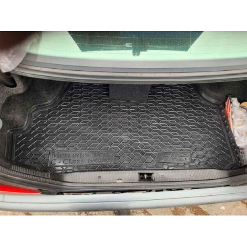 Килимок у багажник гума Avto-Gumm для Mercedes C-Class (W202) 1993-2000 седан