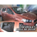 Дефлектори вікон (вітровики) “Heko“ для CHEVROLET Aveo (T300) 2012-2020 хетчбек (5 дверей) вставні 4шт.