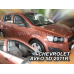 Дефлектори вікон (вітровики) “Heko“ для CHEVROLET Aveo (T300) 2012-2020 седан (4 дверей) вставні передні 2шт.