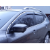 Дефлектори вікон (вітровики) “Niken“ для Nissan Qashqai (J11) 2013-2021 з хромованим молдінгом (BNSQS1523-W/S)