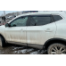 Дефлектори вікон (вітровики) “HIC“ для Nissan Qashqai (J11) 2013-2021 (5 дверей) на скотчі з хром полосою (NI84-IJ)