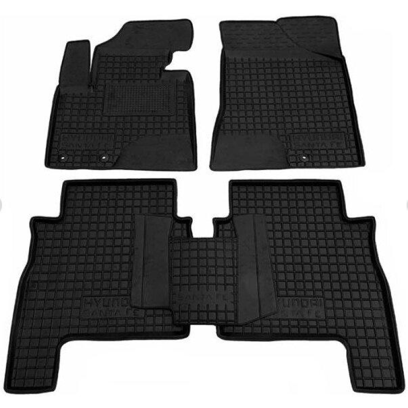 Килимки в салон гумові Avto-Gumm для Hyundai Santa Fe 2010-2012