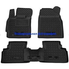 Килимки в салон гумові Avto-Gumm для Infiniti QX56/QX80 2010-7 місць