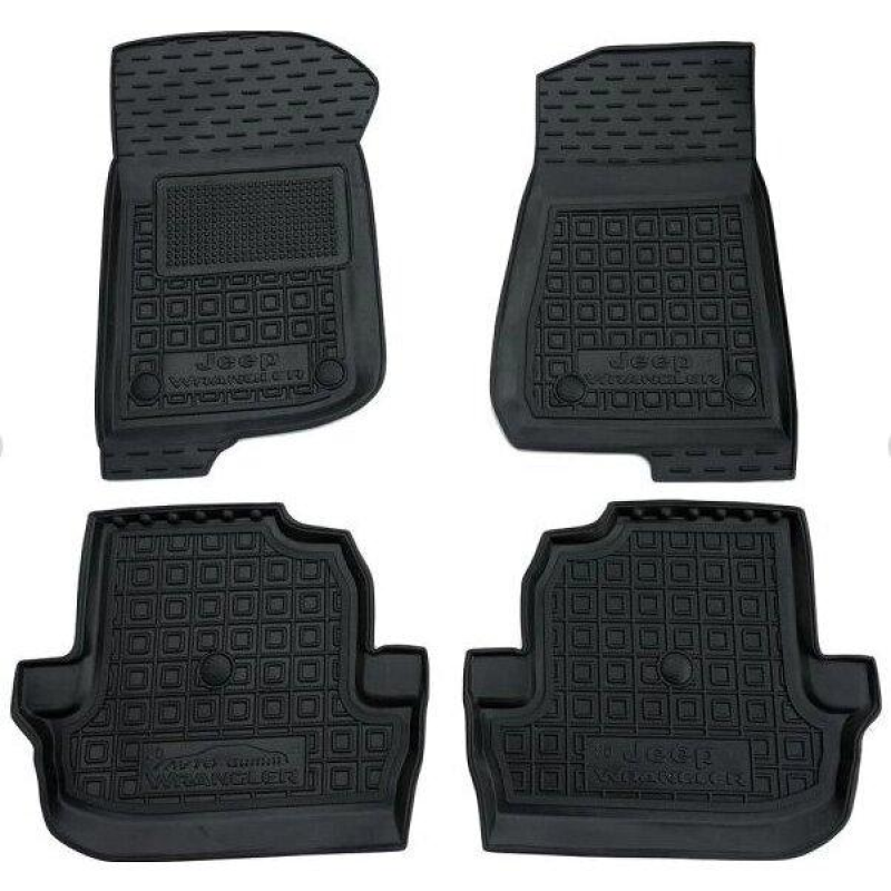 Килимки в салон гумові Avto-Gumm для Jeep Wrangler 2018- 2 двері