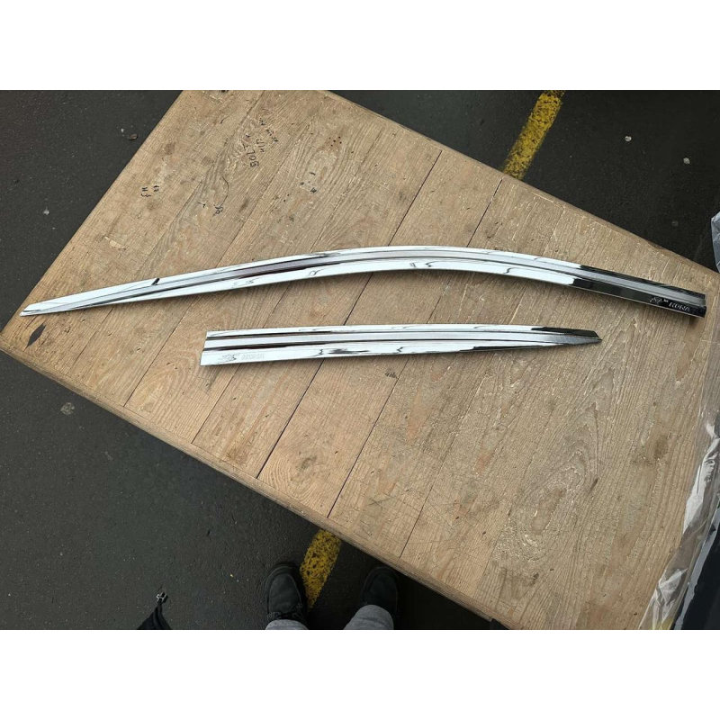 Дефлектори вікон хромовані “SAFE“ для Ssang Yong Korando 2010-2019 (K-722)
