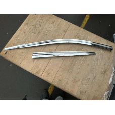 Дефлектори вікон хромовані “SAFE“ для Hyundai Kona (5d) 2017-2023 (D-215)
