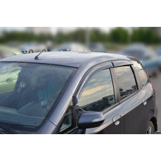 Дефлектори вікон “VL-STAR“ для Honda Jazz III (GE)/Fit II 2008-2014 (HD449)