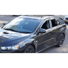 Дефлектори вікон “VL-STAR“ для Mitsubishi Lancer X Sd/Hb 2007-2018 (MB492)