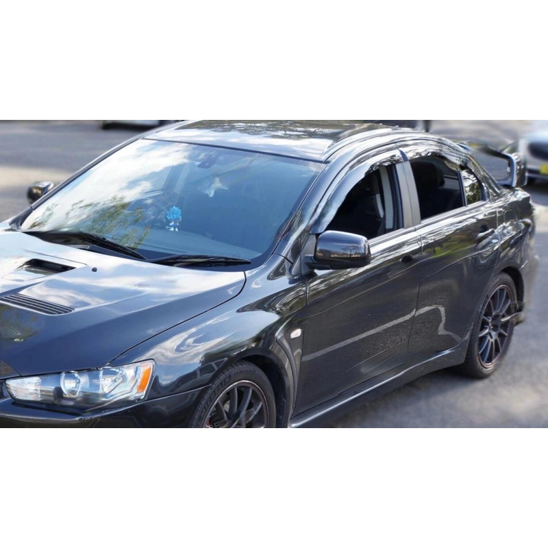 Дефлектори вікон “VL-STAR“ для Mitsubishi Lancer X Sd/Hb 2007-2018 (MB492)