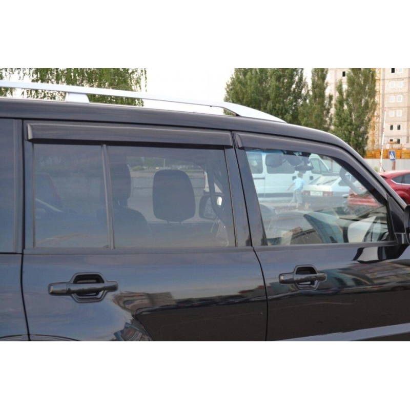 Дефлектори вікон “VL-STAR“ для Mitsubishi Pajero III 5d 1999-2006; IV 5d 2006-2021 (MB530)