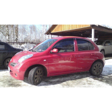 Дефлектори вікон “VL-STAR“ для Nissan Micra 5d (K13) 2010-2017 (NS550)