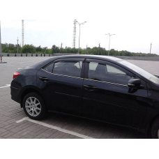 Дефлектори вікон “VL-STAR“ для Toyota Corolla Sd 2013-2019 (TY601)