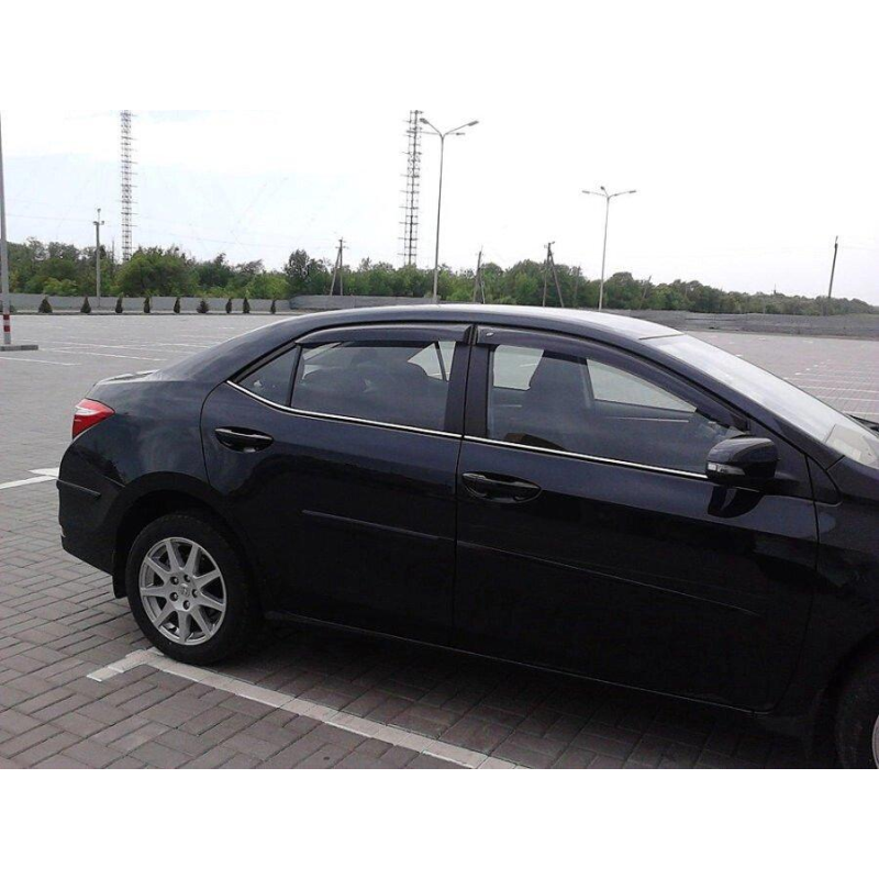 Дефлектори вікон “VL-STAR“ для Toyota Corolla Sd 2013-2019 (TY601)