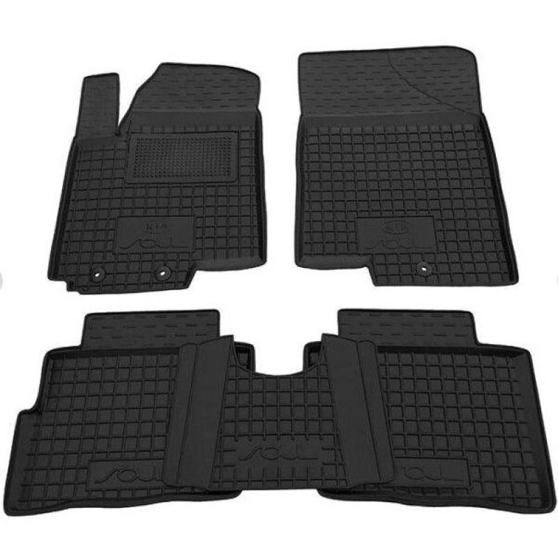 Килимки в салон гумові Avto-Gumm для Kia Soul 2008-2014