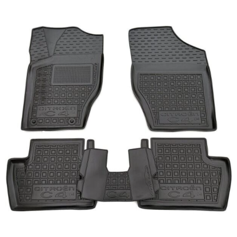 Килимки в салон гумові Avto-Gumm для Citroen C4 2004-2010