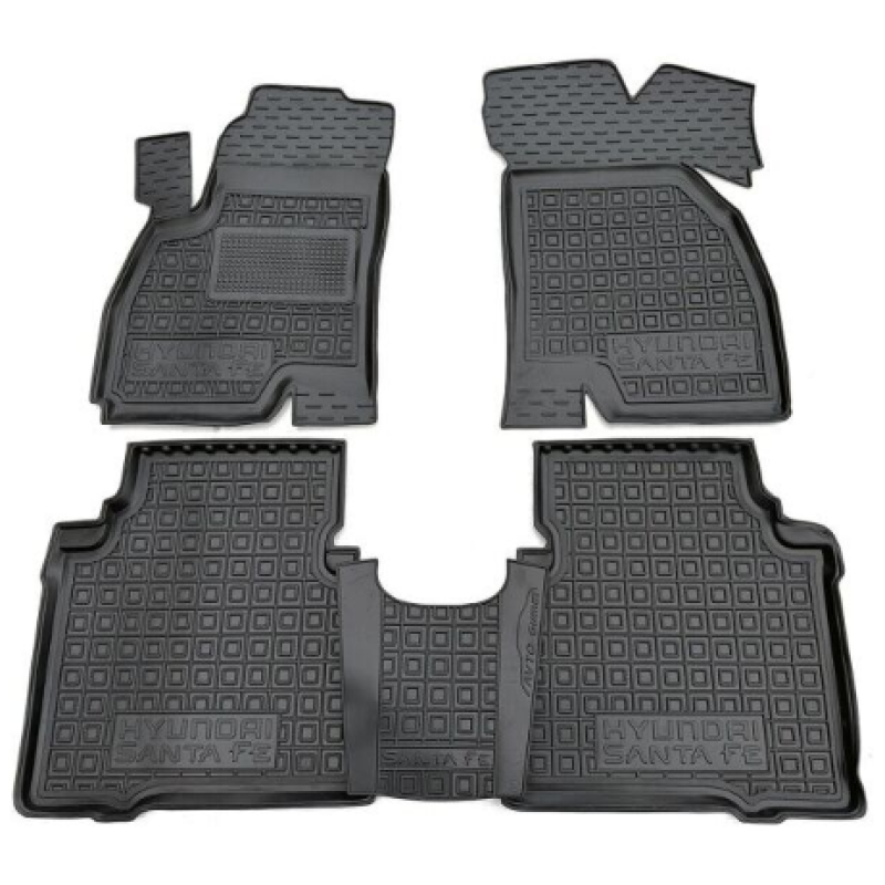 Килимки в салон гумові Avto-Gumm для Hyundai Santa Fe 2000-2006