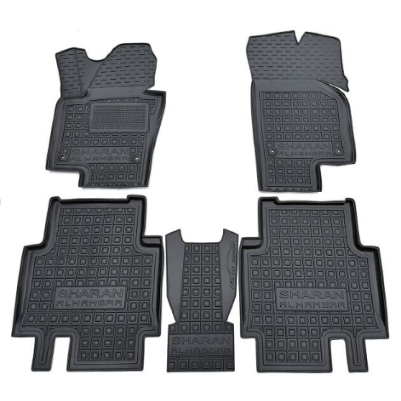 Килимки в салон гумові Avto-Gumm для Seat Alhambra 2010-