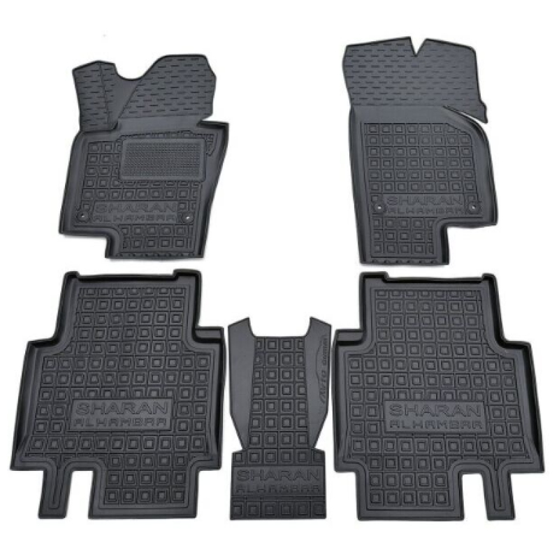 Килимки в салон гумові Avto-Gumm для Volkswagen Sharan 2010-