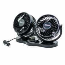 Вентилятор автомобільний подвійний обертовий Elegant Maxi 12V 4“ 7 Вт