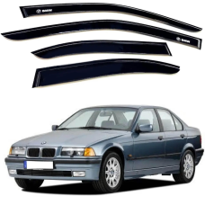 Дефлектори вікон (вітровики) “AV-TUNING“ для BMW 3 (E36) 1990-1999 седан (VB20490)