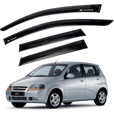 Дефлектори вікон (вітровики) “AV-TUNING“ для CHEVROLET Aveo 2002-2011 хетчбек (VC20103)