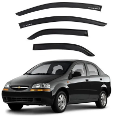 Дефлектори вікон (вітровики) “AV-TUNING“ для Chevrolet Aveo 2002-2008 седан (VC20303)