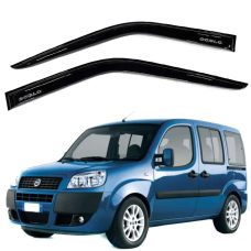 Дефлектори вікон (вітровики) “AV-TUNING“ для FIAT Doblo (119/223) 2000-2015 на скотчі 2шт. (VF10100)