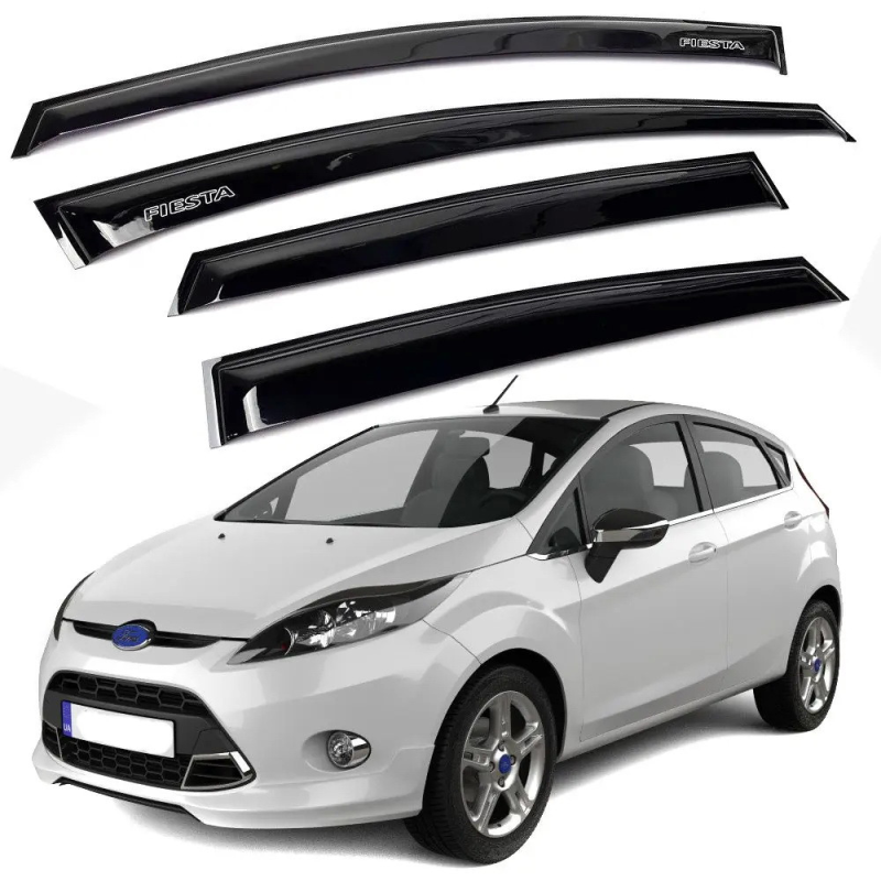 Дефлектори вікон (вітровики) “AV-TUNING“ для FORD Fiesta VI (5 дверей) 2008-2017 (VF21809)