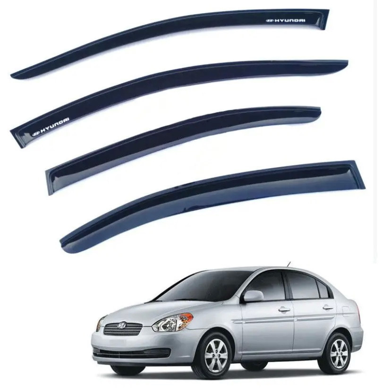 Дефлектори вікон (вітровики) “AV-TUNING“ для HYUNDAI Accent 2006-2010 (VH20106)