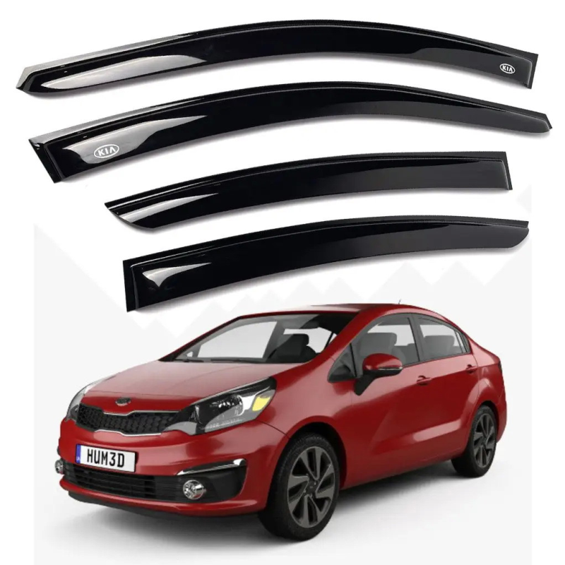 Дефлектори вікон (вітровики) “AV-TUNING“ для KIA Rio седан 2011-2017 (VK10612)
