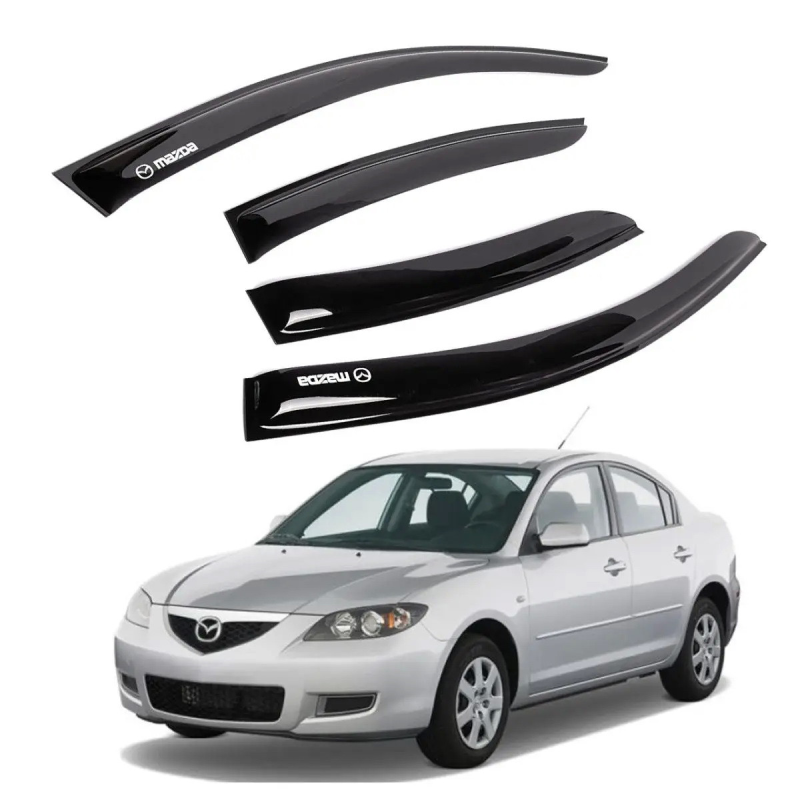 Дефлектори вікон (вітровики) “AV-TUNING“ для MAZDA 3 седан 2003-2009 (VM20203)