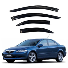 Дефлектори вікон (вітровики) “AV-TUNING“ для MAZDA 6 седан 2002-2008 (VM20302)