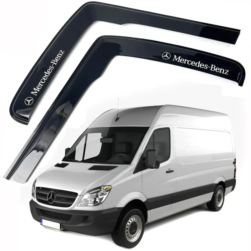 Дефлектори вікон (вітровики) “AV-TUNING“ для MERCEDES BENZ Sprinter (W906) Г-подібний 2006-2018 (VM30506G)