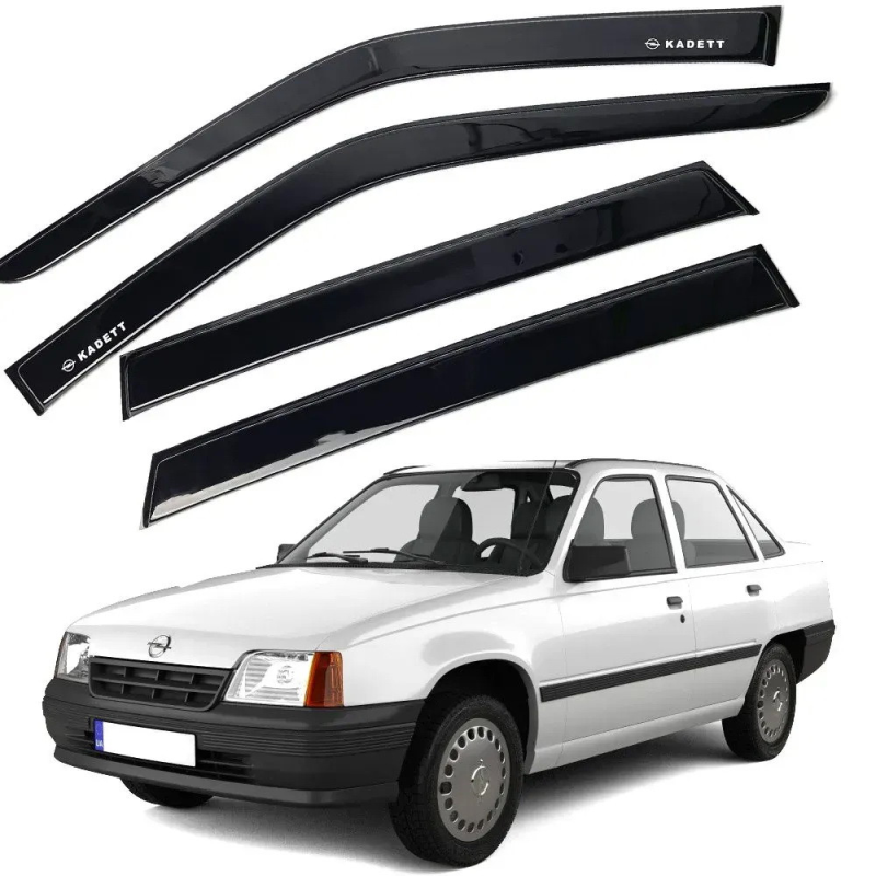 Дефлектори вікон (вітровики) “AV-TUNING“ для OPEL Kadett E седан 1984-1991 (VO10884)