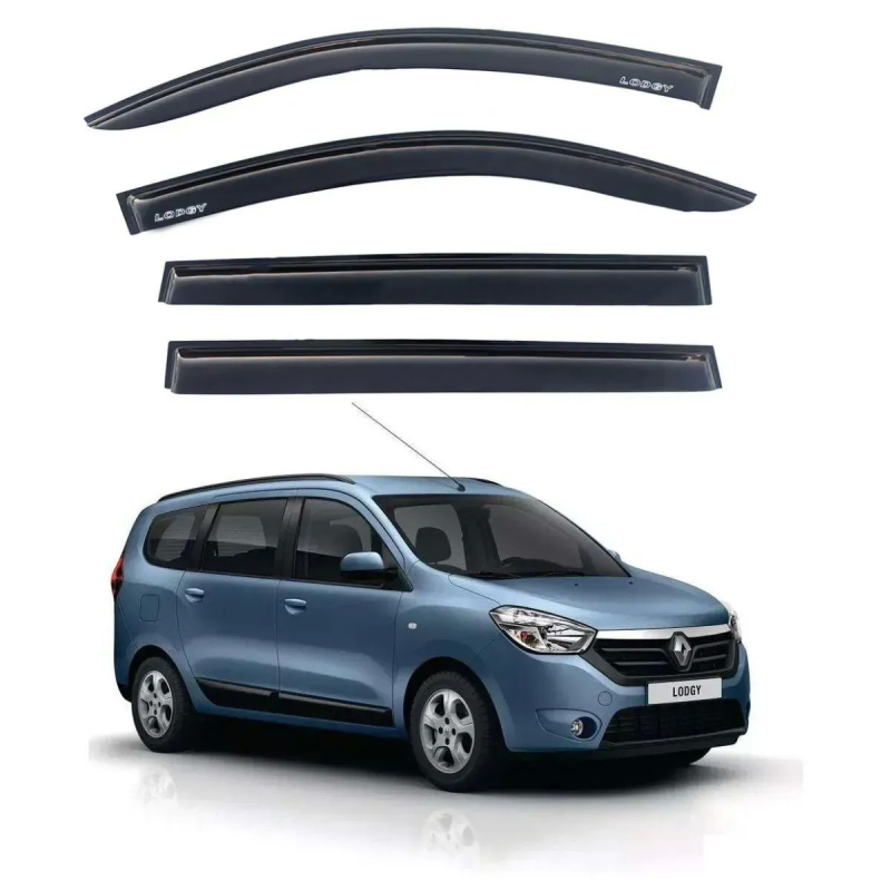 Дефлектори вікон (вітровики) “AV-TUNING“ для RENAULT Lodgy 2012-2022 (VR10612)