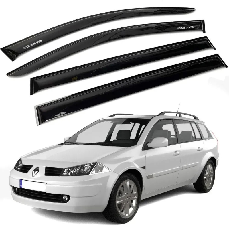 Дефлектори вікон (вітровики) “AV-TUNING“ для RENAULT Megane II 2002-2009 універсал (VR11502)