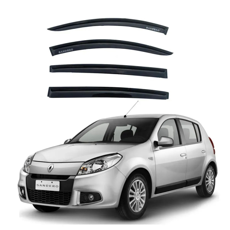 Дефлектори вікон (вітровики) “AV-TUNING“ для RENAULT Sandero 2008-2013 (VR11507)