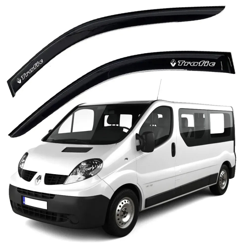 Дефлектори вікон (вітровики) “AV-TUNING“ для RENAULT Trafic 2001-2014 широкий 10 см. (VR11801)