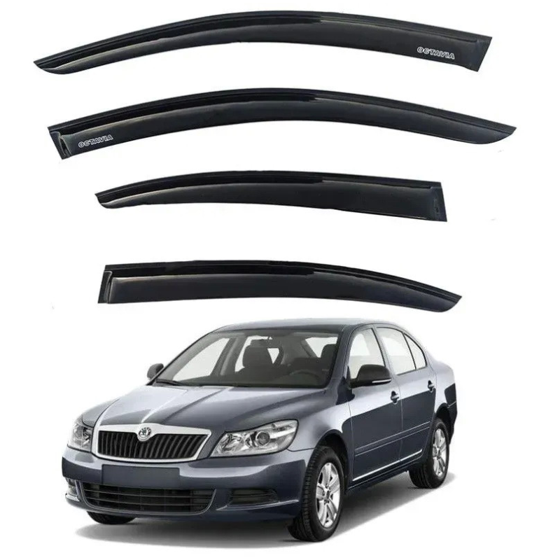 Дефлектори вікон (вітровики) “AV-TUNING“ для SKODA Octavia A5 2004-2013 седан/ліфтбек (VS10604)