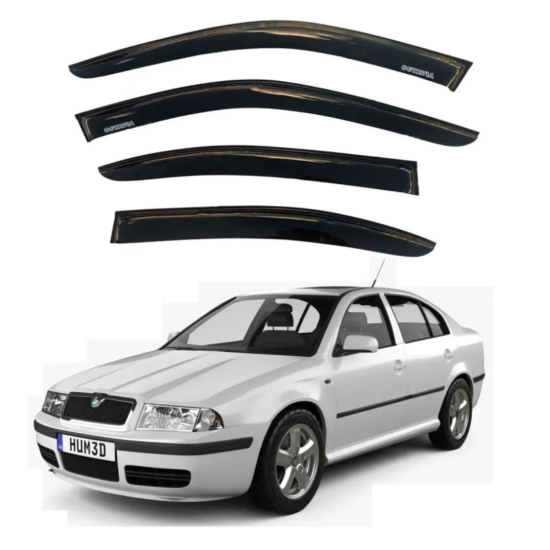Дефлектори вікон (вітровики) “AV-TUNING“ для SKODA Octavia Tour А4 1997-2010 седан/ліфтбек (VS10896)