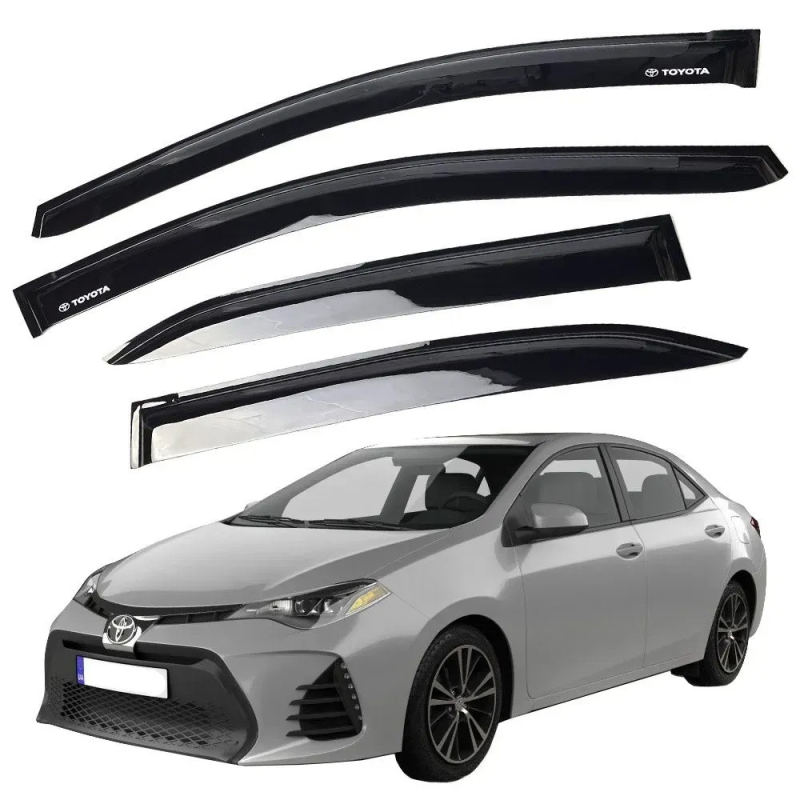 Дефлектори вікон (вітровики) “AV-TUNING“ для TOYOTA Corolla 2013-2018 седан (VT21113) Дефлектори вікон (вітровики) “AV-TUNING“ для TOYOTA Corolla 2013-2018 седан (VT21113)